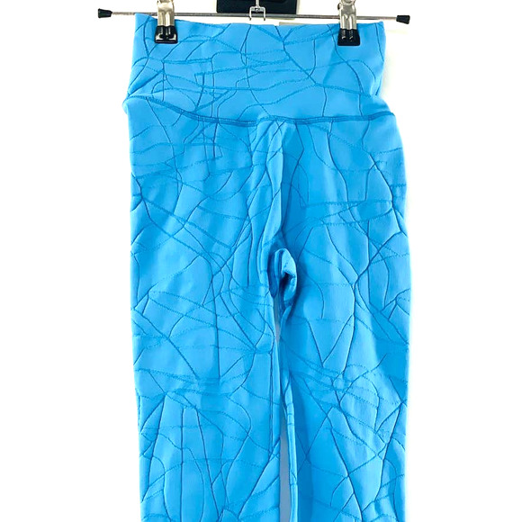 Sweaty Betty Motion Jacquard 7/8 Workout Legging Regatta Blue NWT Size XS - Picture 7 of 12